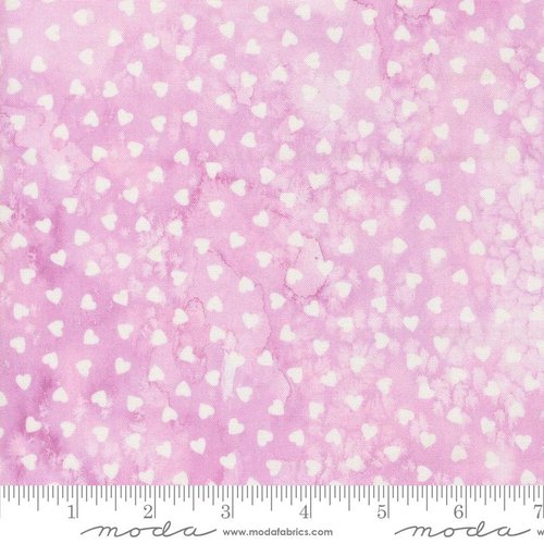 Fleur The Love Heart Dots Lavender - Quilt Fabric