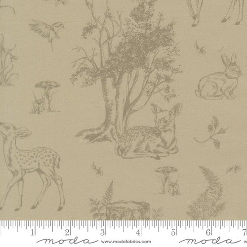 Fable and Fern Deer Sage - Quilt Fabric