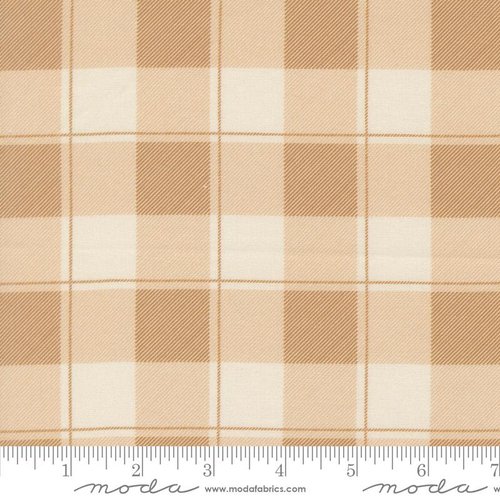 Fable and Fern Gingham Golden - Quilt Fabric