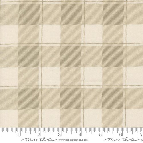 Fable and Fern Gingham Stone - Quilt Fabric