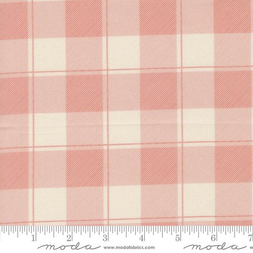 Fable and Fern Gingham Rose - Quilt Fabric