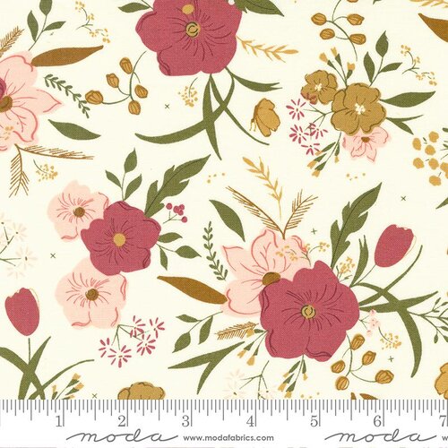 Evermore Lace - Woodland Bouquet Florals - Quilt Fabric