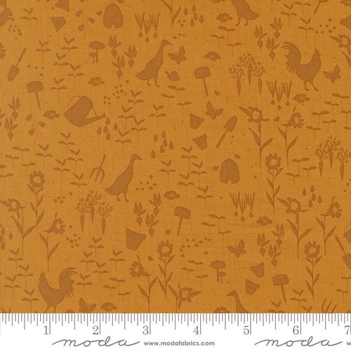 Wildbriar Garden Golden - Quilt Fabric