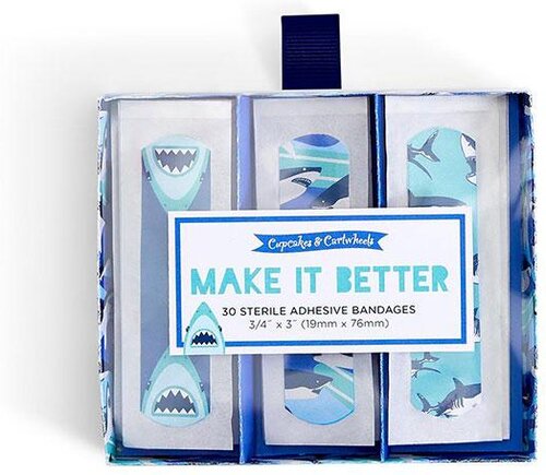 Kids Shark 30 Piece Bandages