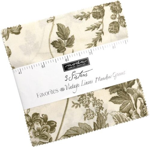 3 Sisters Meadow Greens - Charm Pack