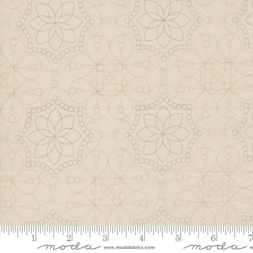 Tranquility Graphs Pearl - Quilt Fabric