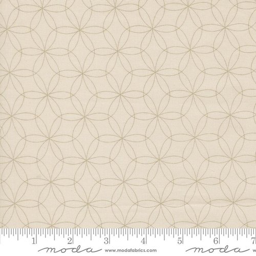 Tranquility Tile Pearl - Quilt Fabric