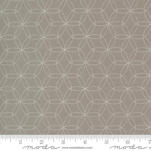 Tranquility Tile Silver - Quilt Fabric