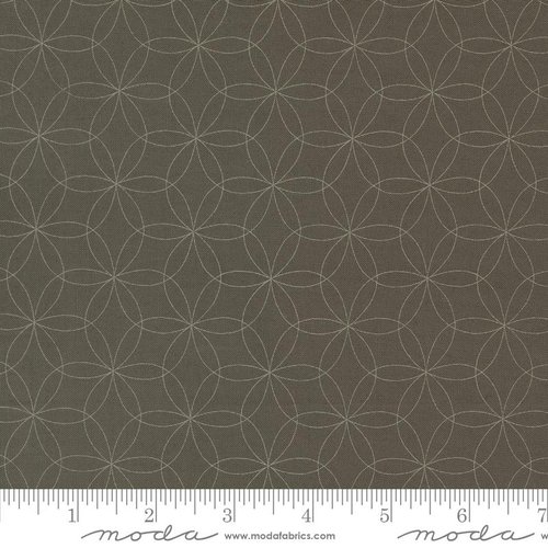 Tranquility Tile Graphite - Quilt Fabric