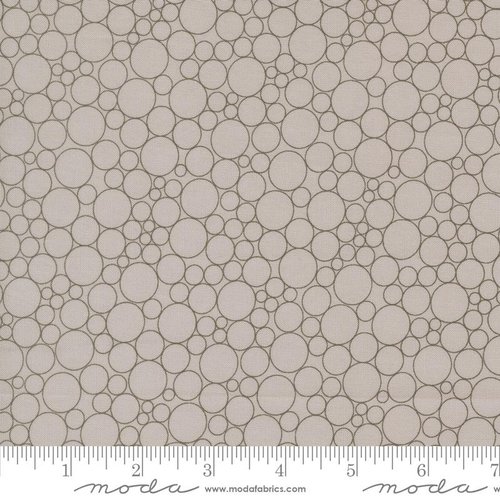 Tranquility Bubbles Smoke - Quilt Fabric