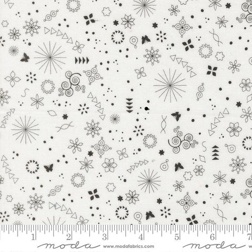 Tranquility Icons Off White - Quilt Fabric