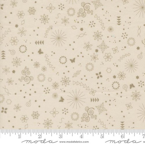 Tranquility Icons Pearl - Quilt Fabric