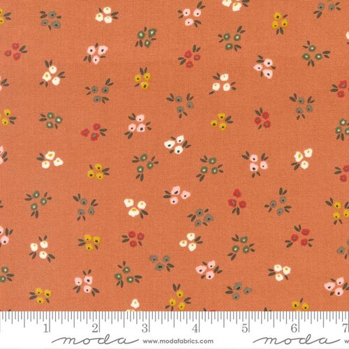 Dawn On The Prairie Pumpkin Pie - Sweet Ditsy - Quilt Fabric