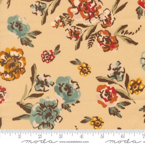 Flora & Thread Flower Almond - Quilt Fabric