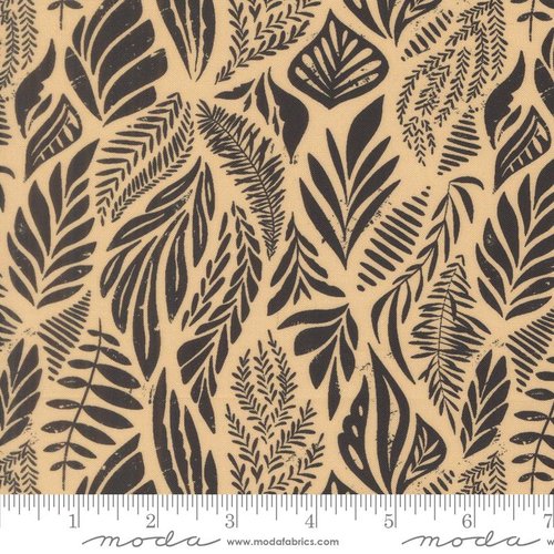 Flora & Thread Fronds Almond - Quilt Fabric