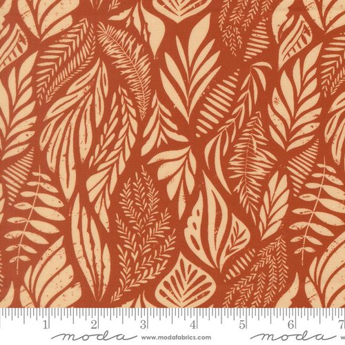 Flora & Thread Fronds Spice - Quilt Fabric