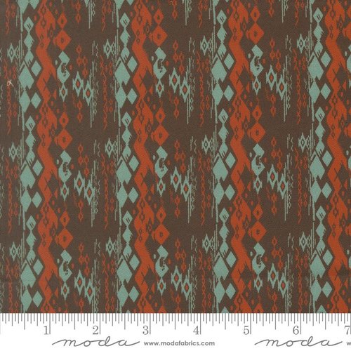 Flora & Thread Diamonsd Coffee - Quilt Fabric