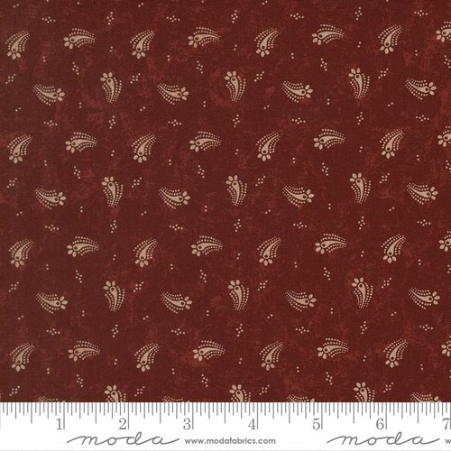 Cardinals Nest Abstract Red - Quilt Fabric