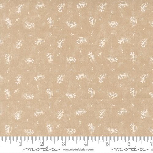 Cardinals Nest Abstract Tan Tonal - Quilt Fabric