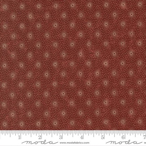 Cardinals Nest Geometric Red - Quilt Fabric