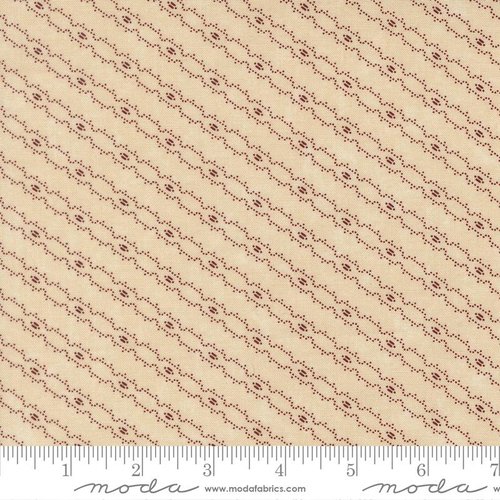 Cardinals Nest Striped Tan - Quilt Fabric