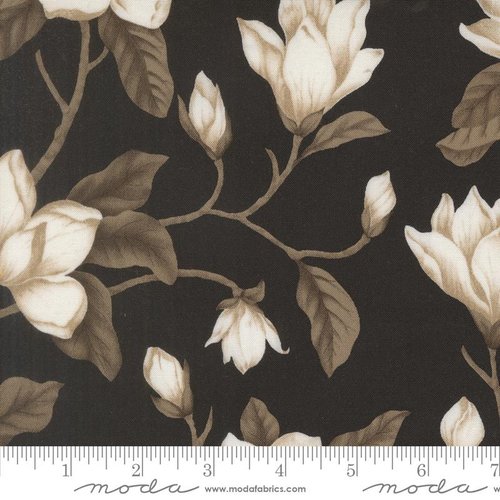 Collections Magnolia Floral Onyx - Quilt Fabric