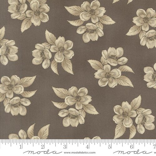 Collections Magnolia Flower Etching - Quilt Fabric