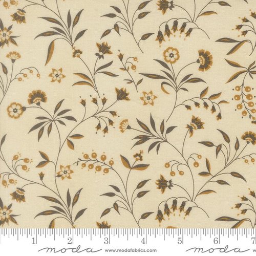 Collections Magnolia Sprig Ivory - Quilt Fabric