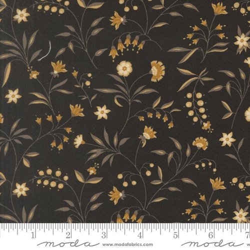 Collections Magnolia Sprig Onyx - Quilt Fabric