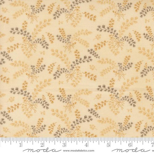 Collections Magnolia Leaf Ivory - Quilt Fabric