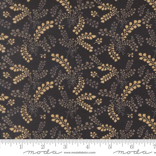 Collections Magnolia Leaf Onyx - Quilt Fabric