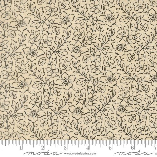 Collections Magnolia Bloom Ivory - Quilt Fabric