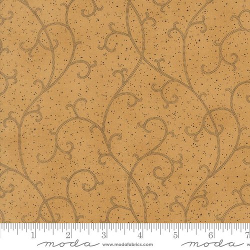 Collections Magnolia Vines Golden - Quilt Fabric