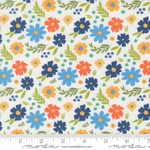 Catching Sunshine Blossoms Cloud - Quilt Fabric