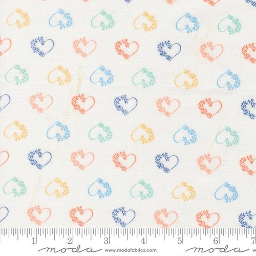 Catching Sunshine Hearts Cloud - Quilt Fabric