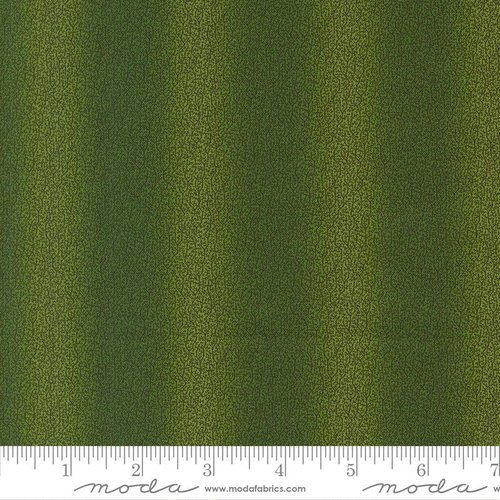 Betsys Best Striped Leaves Spring Meadow - Quilt Fabric