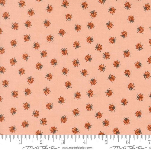 Ladybug Whimsy Bugs Pretty Pink - Quilt Fabric