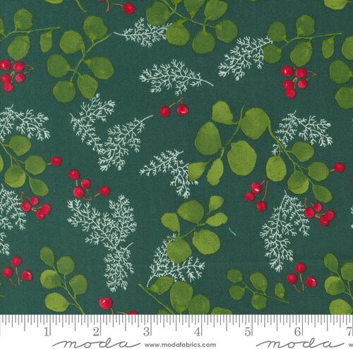 Winterly Berry - Spruce - Quilt Fabric