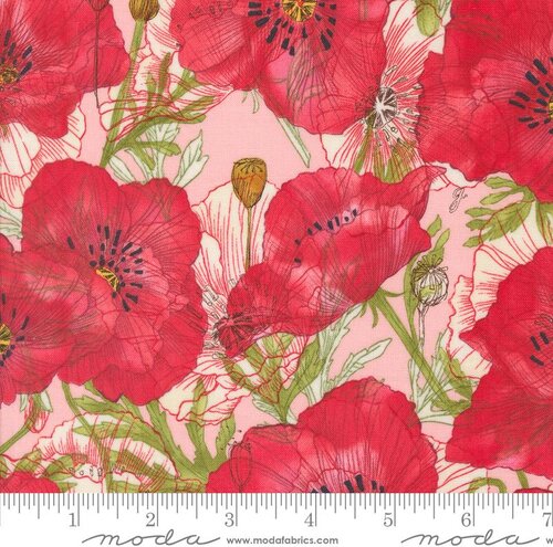 Superbloom Poppy Carnation - Quilt Fabric