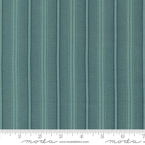 Wildflower Gatherings Stripes Delphinium - Quilt Fabric