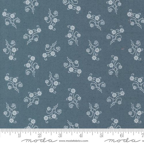 Wildflower Gatherings Floral Blue Bonnet - Quilt Fabric