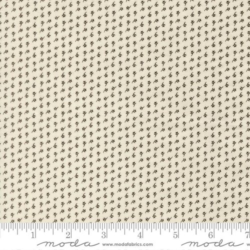 Wildflower Gatherings Sprigs Lily Mushroom - Quilt Fabric