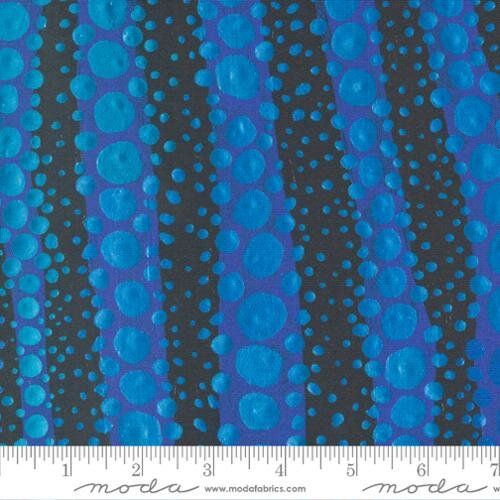 Enchanted Dreamscapes River - Dark Blue - Quilt Fabric