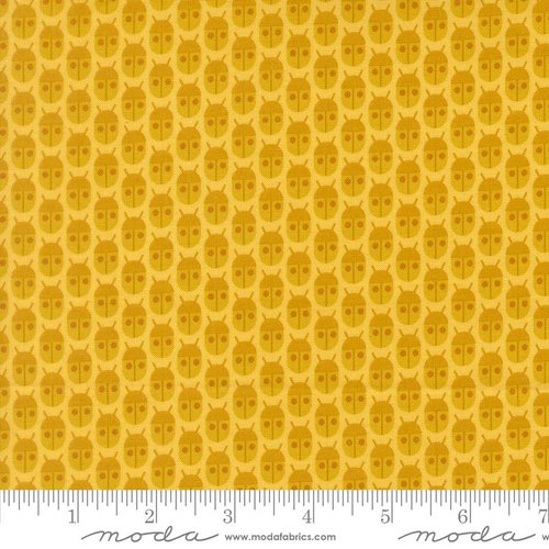 Popcorn Ladybug Lemon - Quilt Fabric