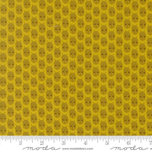 Popcorn Ladybug Citrine - Quilt Fabric