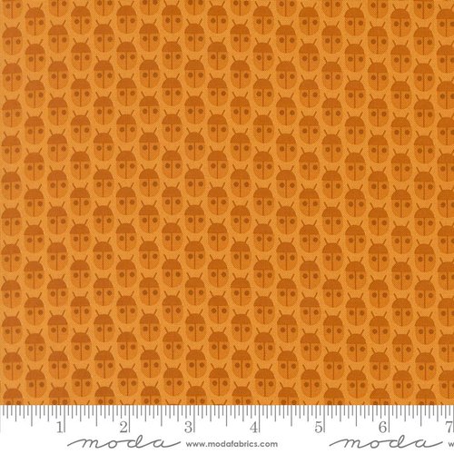 Popcorn Ladybug Spice - Quilt Fabric