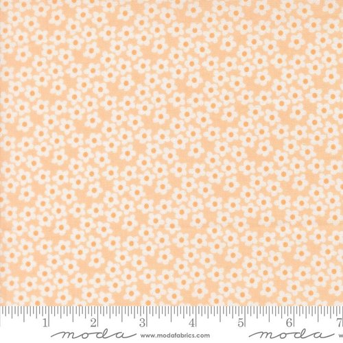 Popcorn Flowers Peach - Quilt Fabric