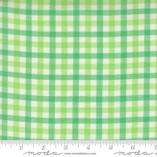 Popcorn Wovens Plaid Mint - Quilt Fabric