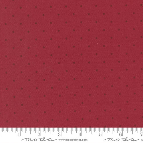 Christmas Eve Cranberry - Merry Dot Dots - Quilt Fabric