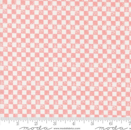 Love Blooms Checker - Blush - Quilt Fabric